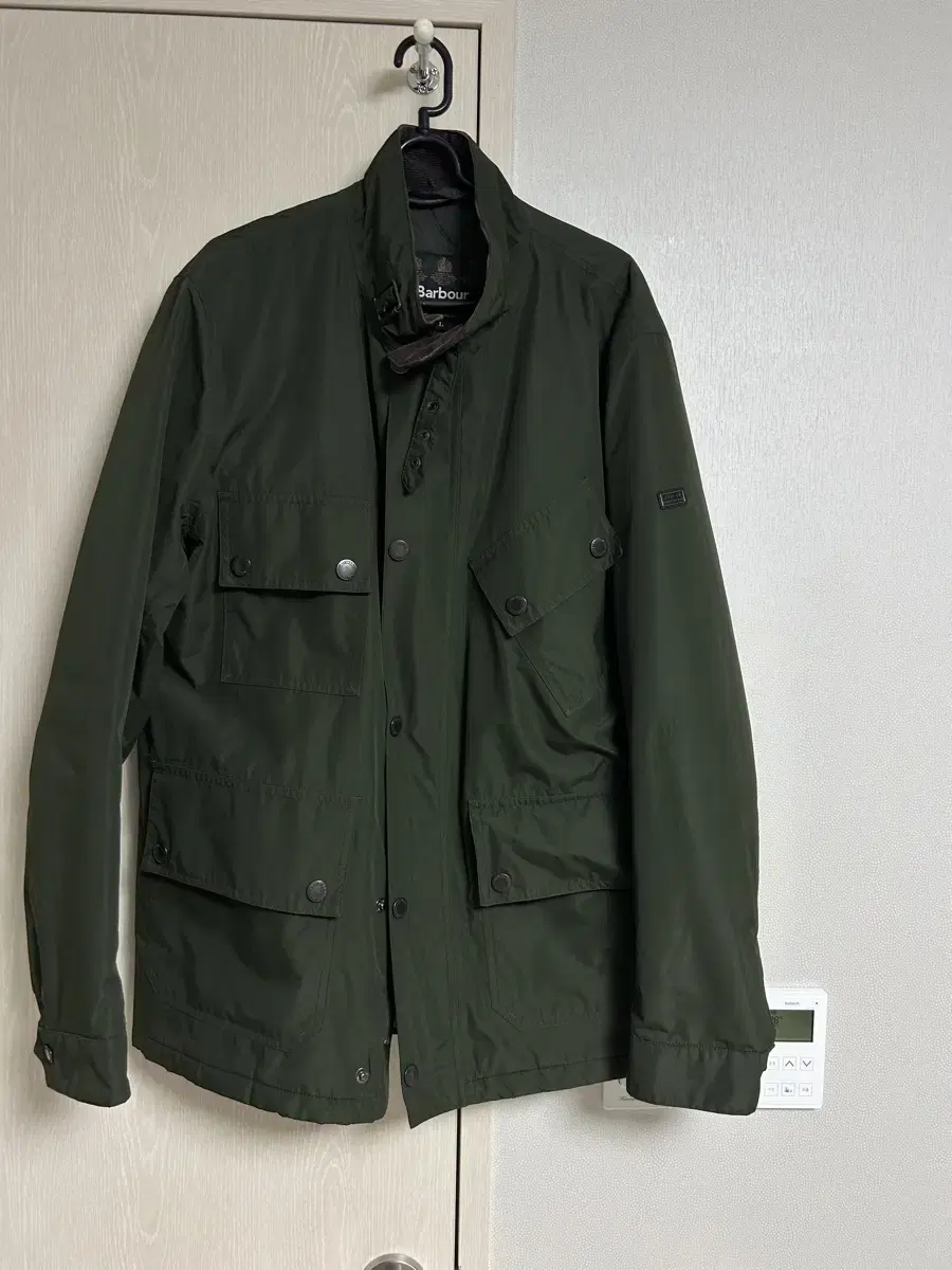 Barbour Non-Waxed Waterfleece Jacket Size L Palm