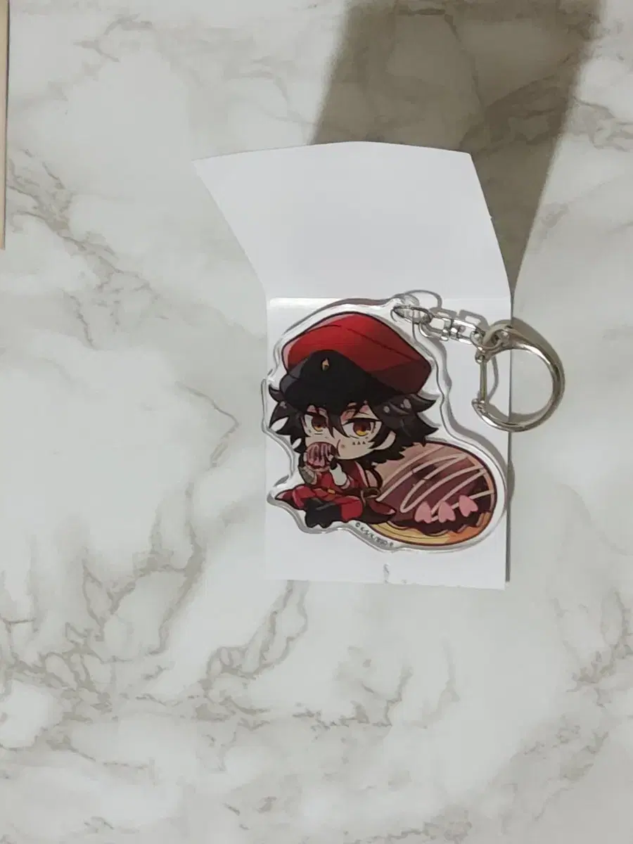 Tetcho acrylic keyring