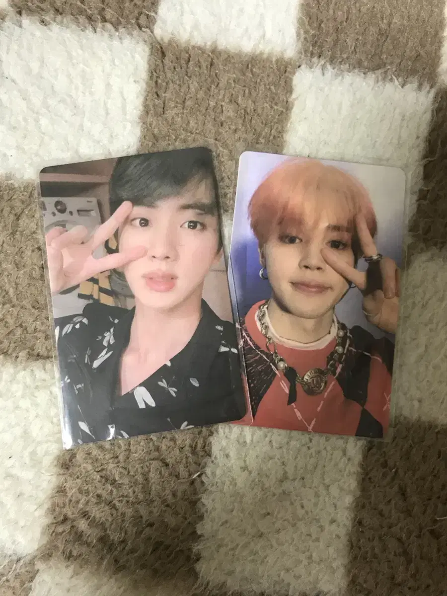 bangtan photocard small poem jimin jin