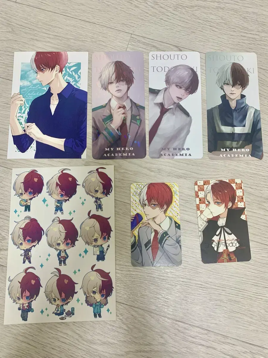 Nahia Hiroaka Todoroki postcard sticker