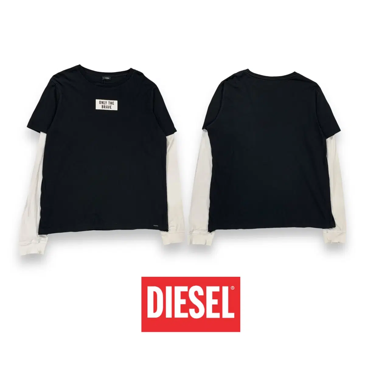 Diesel Punk Layered Long Sleeve Tee