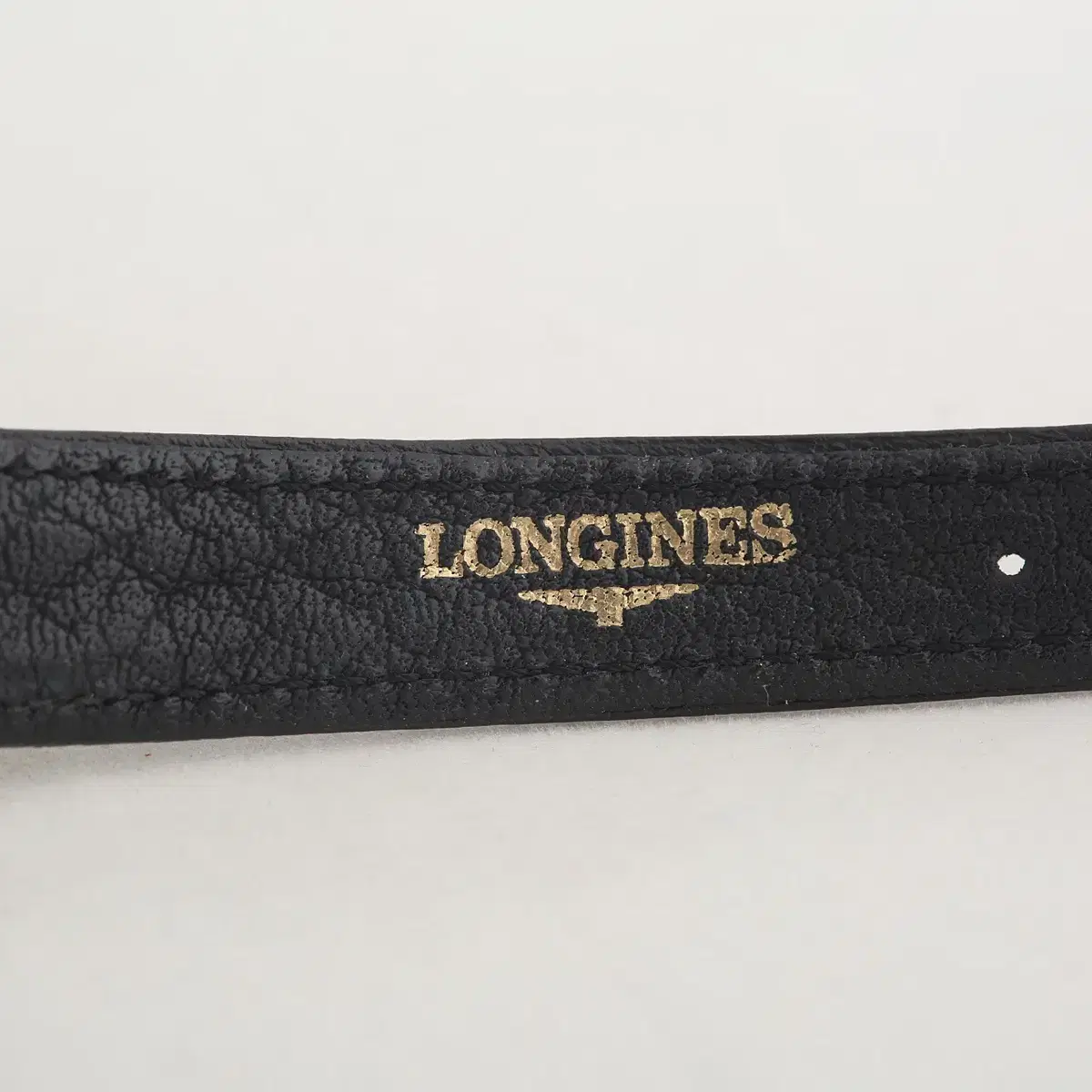 론진 Longines 라운드 사각 블랙 다이얼 여성용 쿼츠