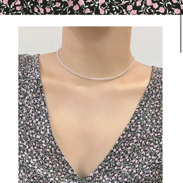 러브미몬스터 White Dia Necklace(새상품)