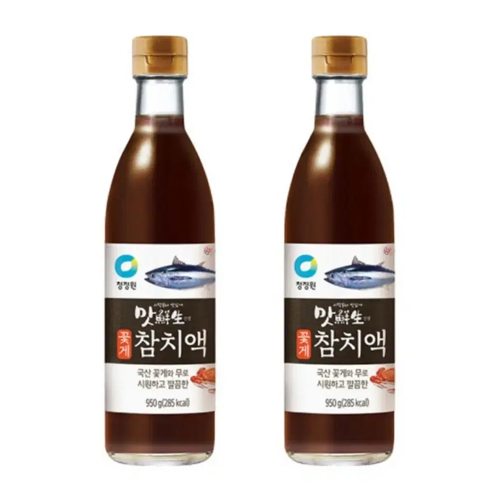 [무료배송] 청정원 맛선생 꽃게 참치액 950g 2개