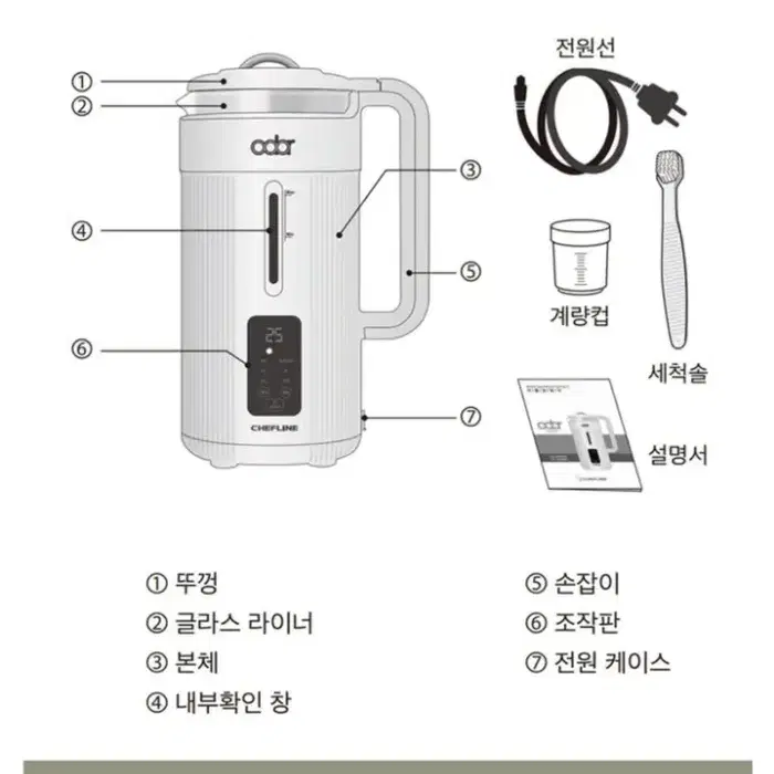 (새상품) 셰프라인 두유 제조기 800ml 배송비포함입니다