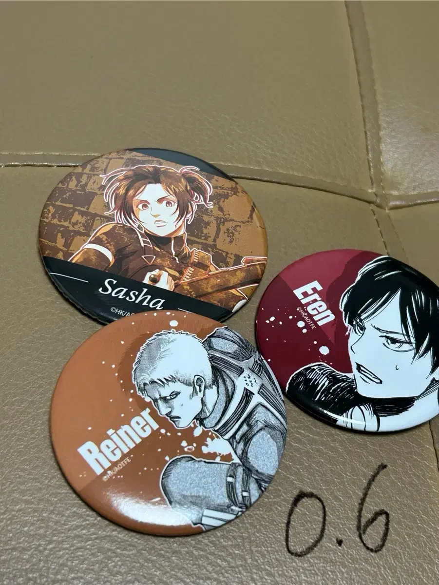 jin pop up badge sasha eren reiner