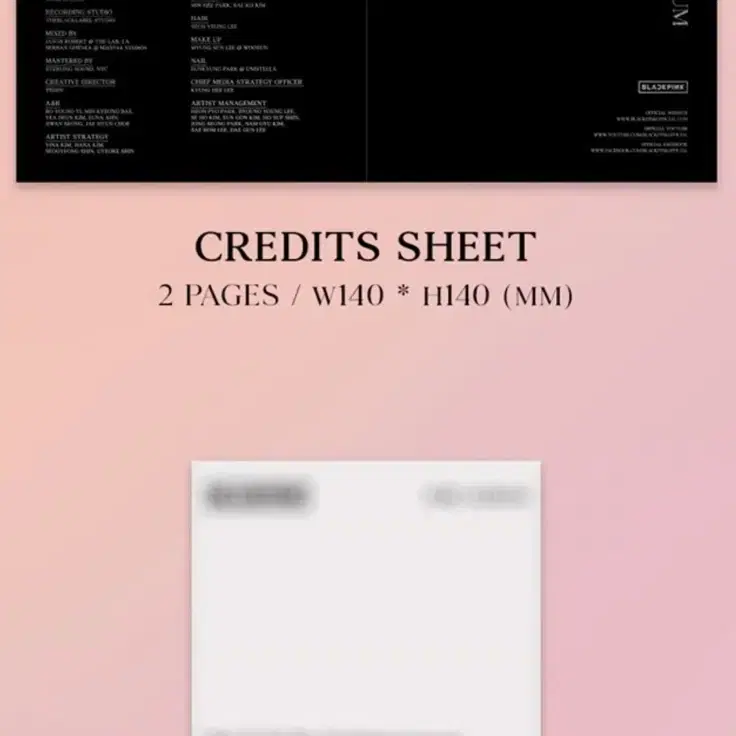 블랙핑크 THE ALBUM 1집정규 BLACKPINK 풀박 포카 포함