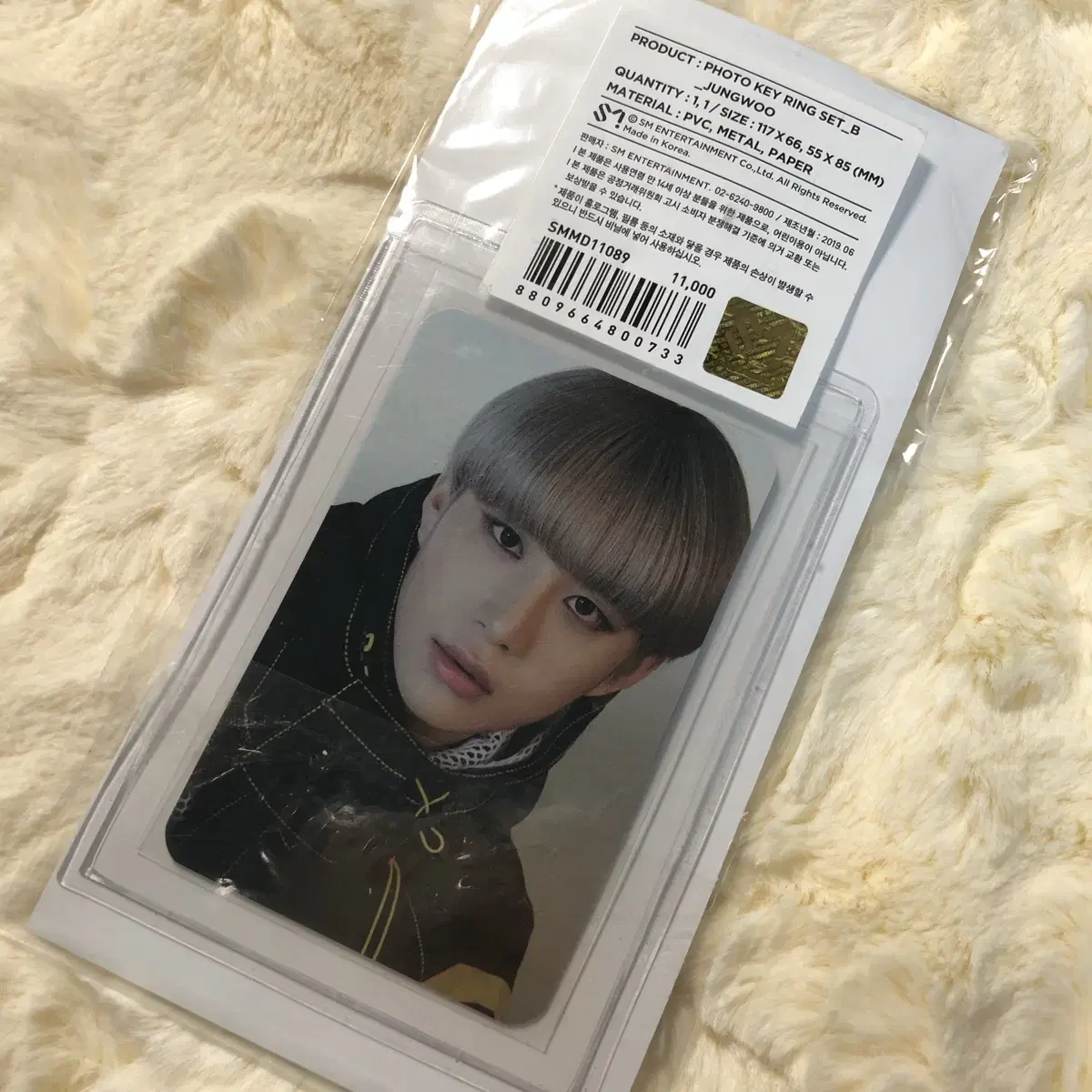 NCT127 Superhuman jungwoo Photokeyring Set Photocard