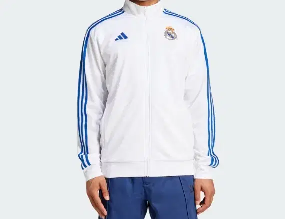 Authentic 2XL, 3XL Real Madrid Jersey Track Top Adidas DNA Track Top