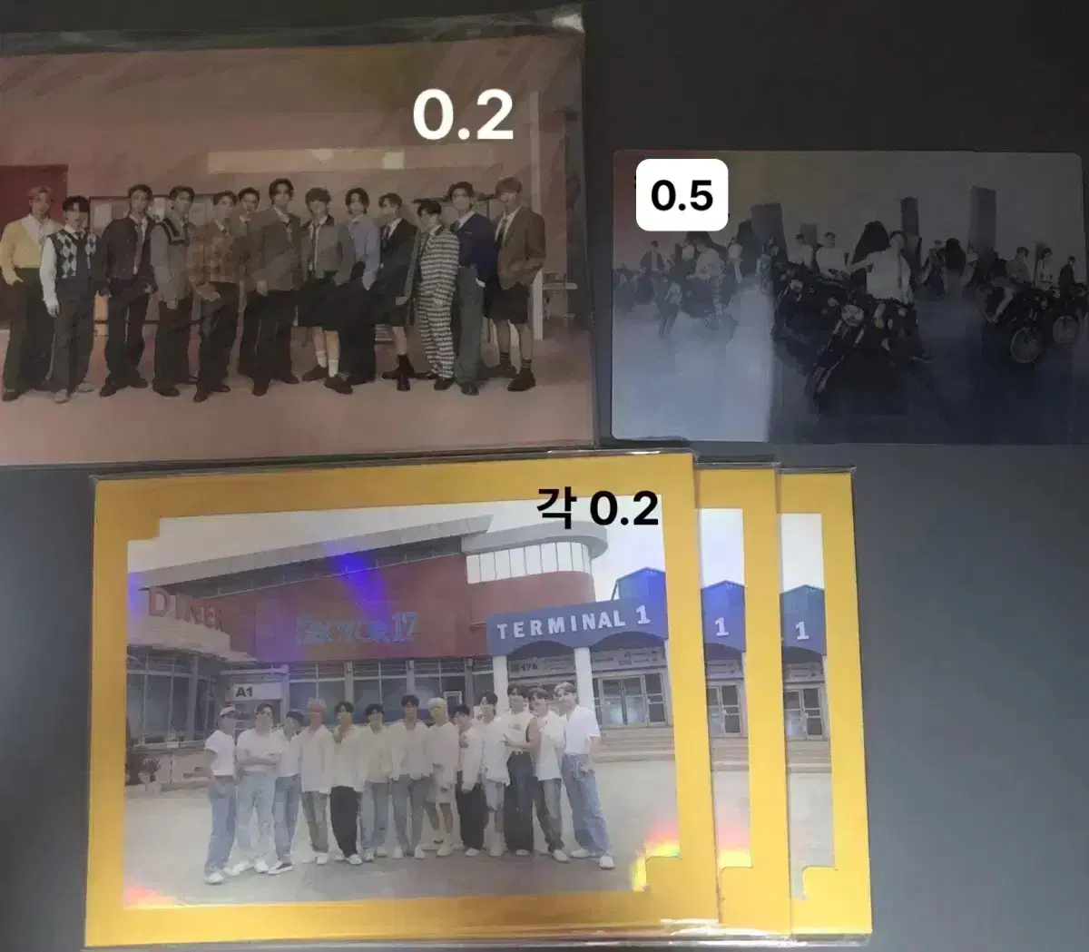 Seventeen pre-order benefit Group Photo Frames WTS