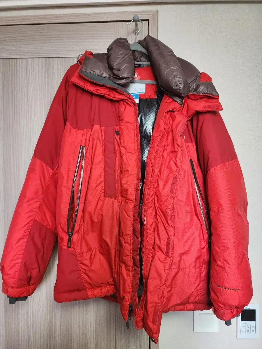 Columbia Omnihit Goose Down Puffer Red (L)