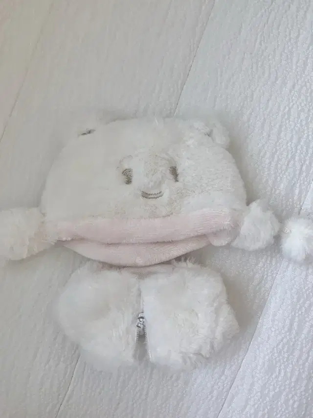 장터 무솜 속성 10cm 인형 옷 모자 털 베어퍼프 아기 곰 슈크림