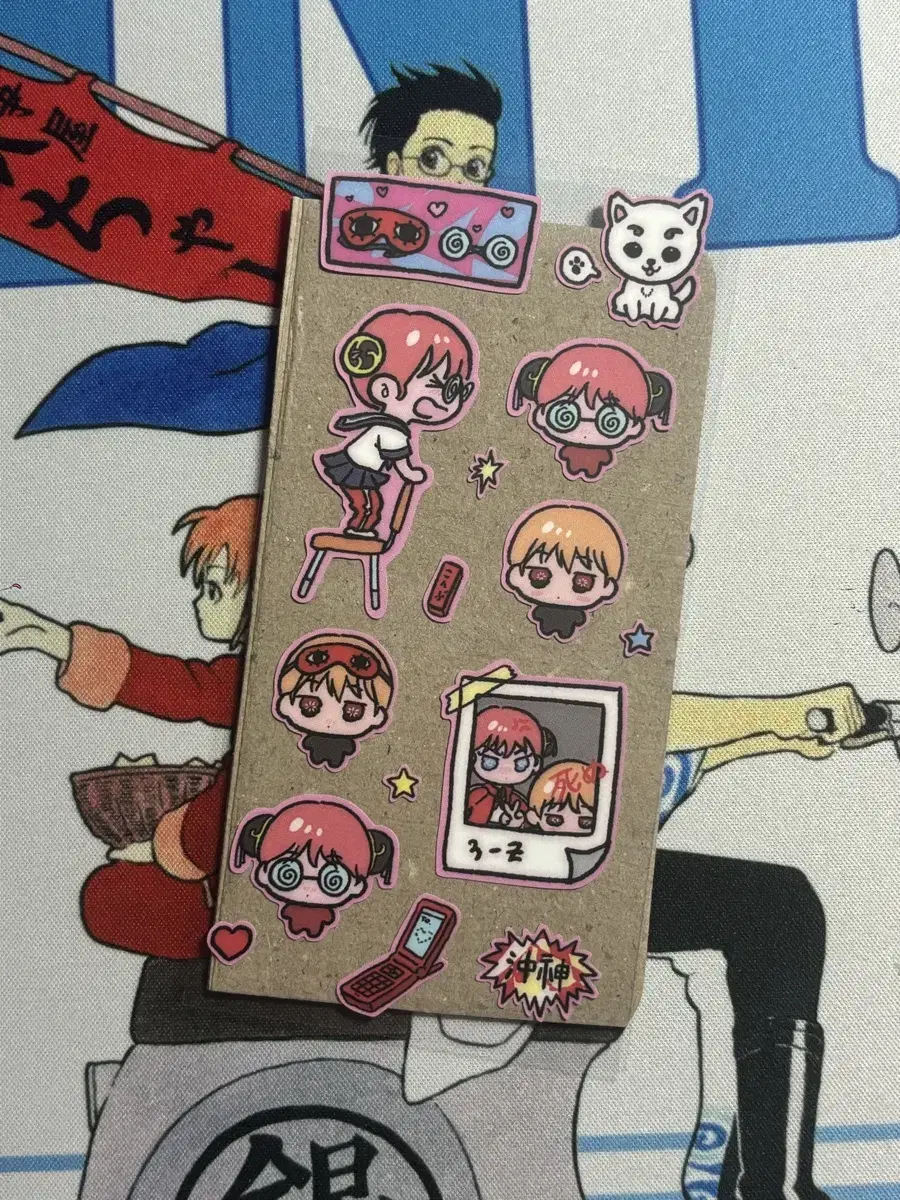 Okikagu Samjet sticker Wonka wts Gintama Kagura Sogo