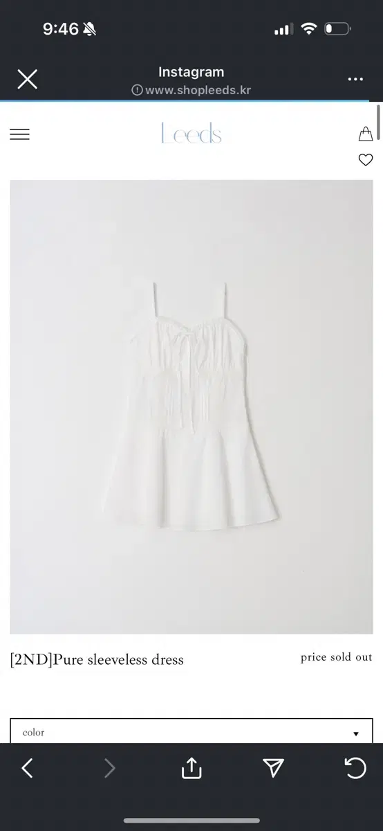 Wish liz PURE SLEEVELESS DRESS added to the list