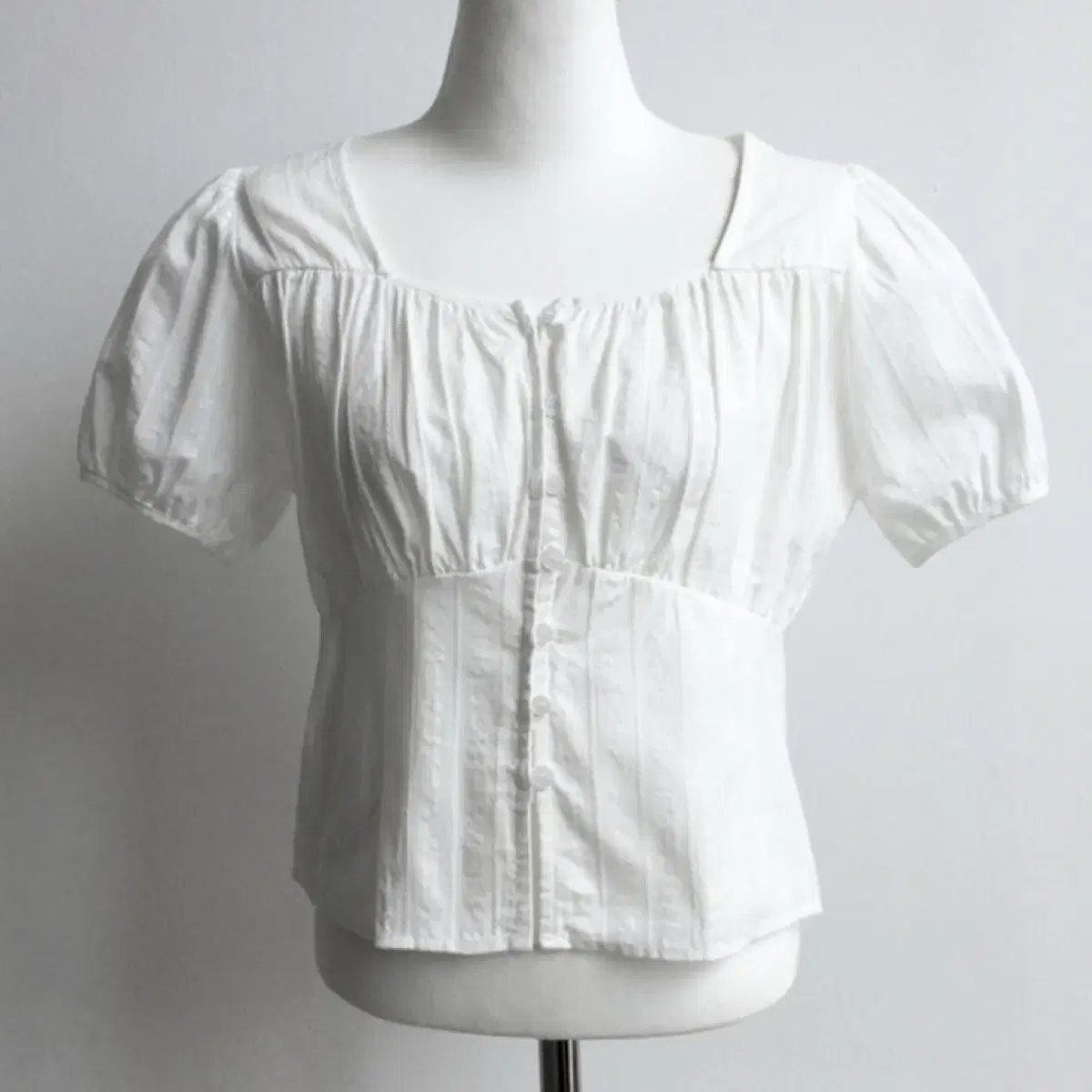 노비야카 acacia puff blouse 블라우스 아이보리