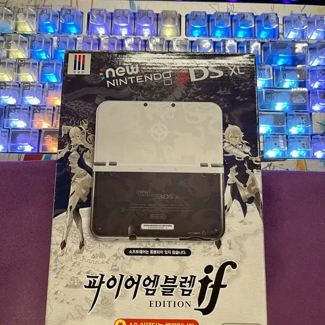 닌텐도 정품 new3dsxl 국내정발 한정 파엠if 에디션 ips