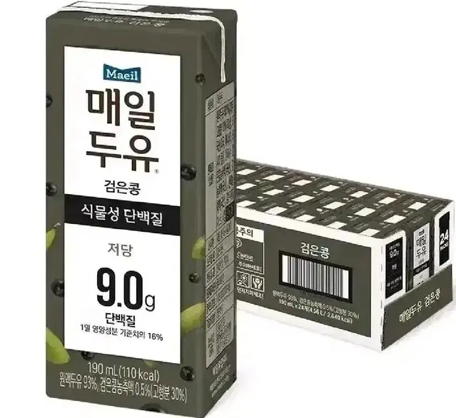 [무료배송] 매일두유 검은콩 190ml 24팩