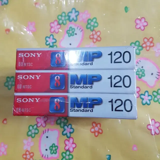 SONY 120NTSC MP Standard  Video8 3개입