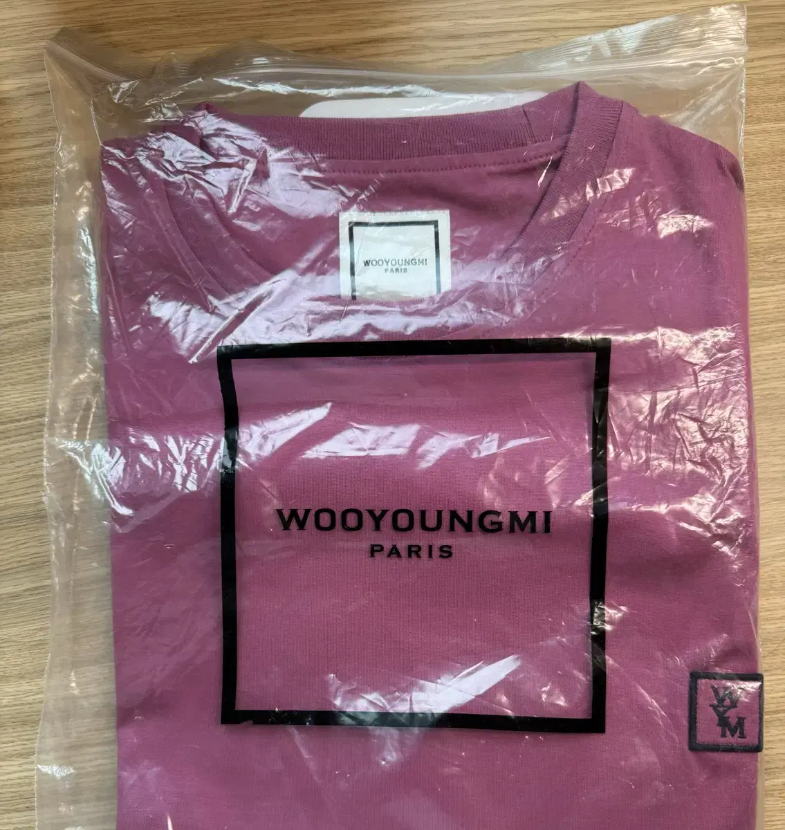 Wooyoungmi Backlogo Vahn Short Sleeve Tee Pink