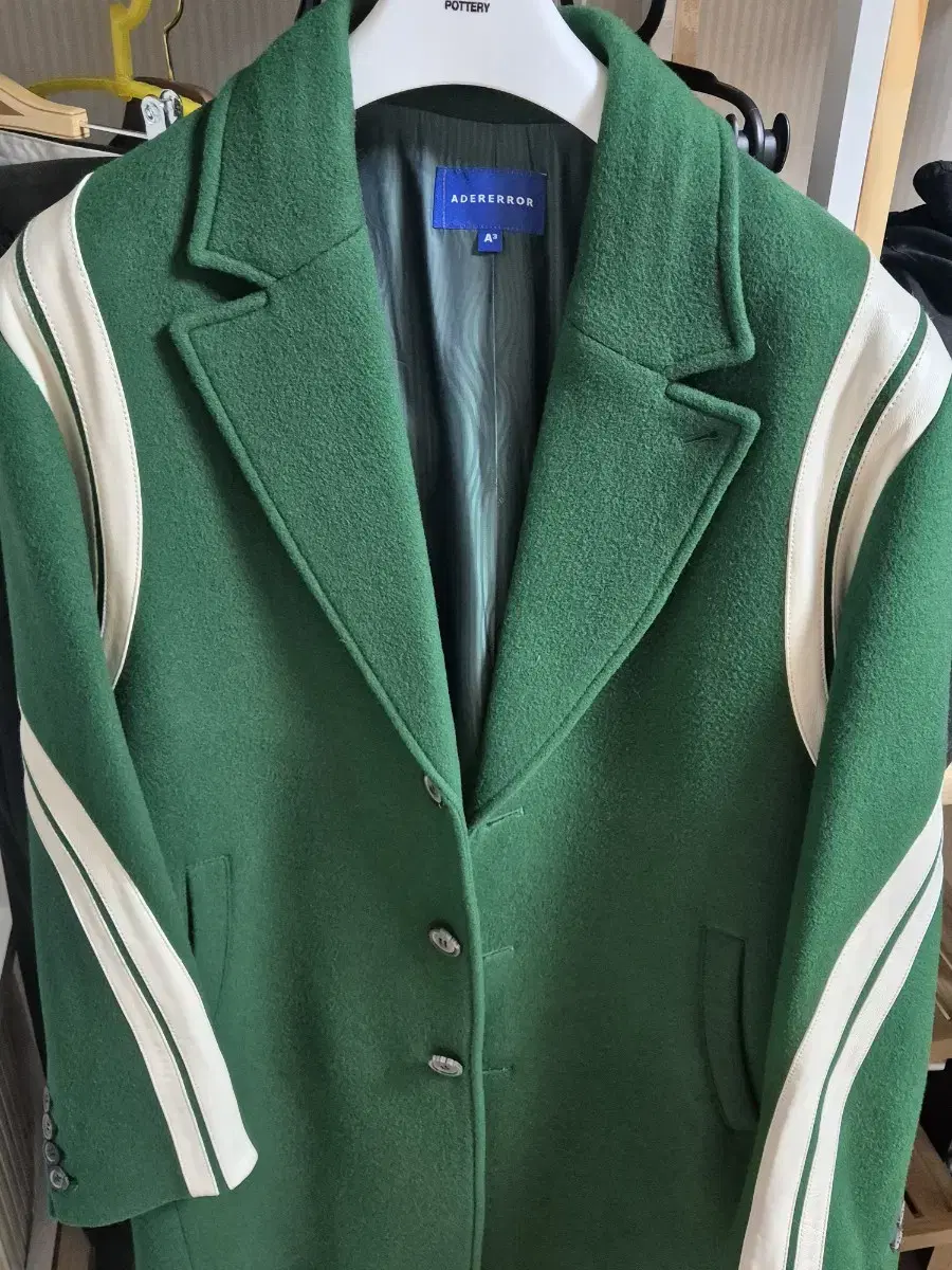 [A3] 아더에러 Twit Coat (Green)