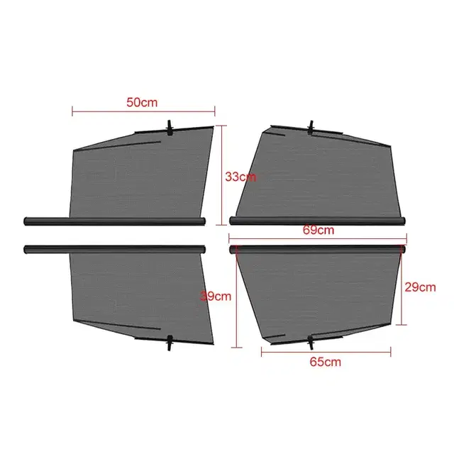 테슬라용 차양 햇빛가리게 설치용 모델3,Y,X,S 맞춤형