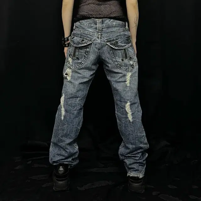 Vintage stud denim pants 빈티지 데님 팬츠