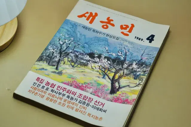 1989년 옛날 서적 새농민 근대사 수집 골동품 레트로 도서