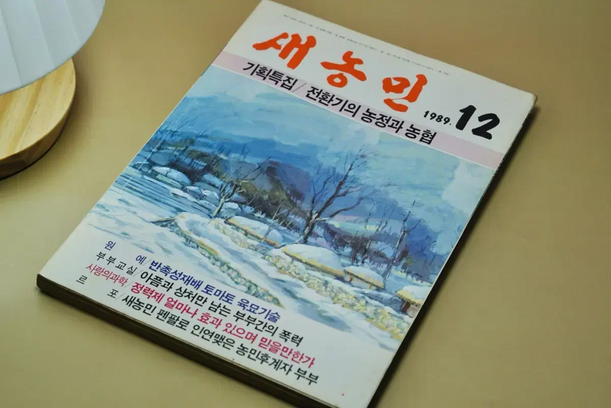 1989년 옛날 서적 새농민 근대사 수집 골동품 레트로 도서