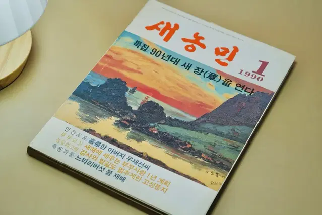 1990년 옛날 서적 새농민 근대사 수집 골동품 레트로 도서