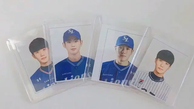 삼성라이온즈 유광증사 세트 구자욱 김지찬 김영웅 이재현