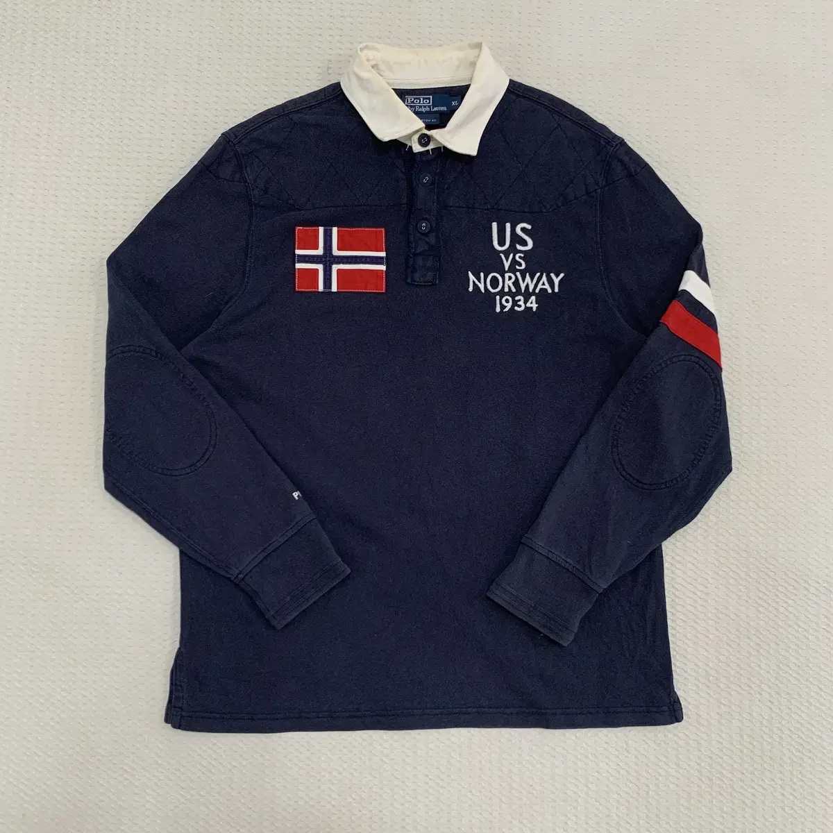 [XL]Ralph Lauren Polo Norway Rugby Shirt (A4-43-115)