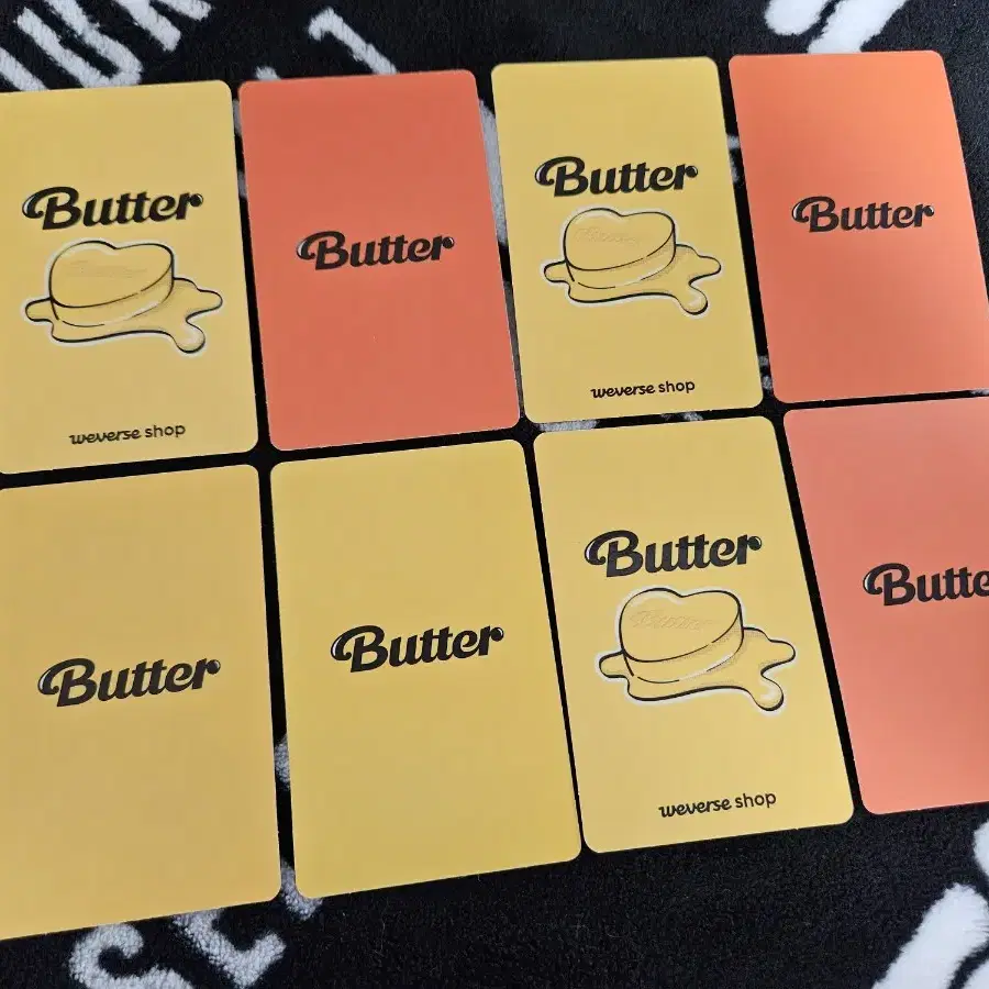 일괄 방탄 버터 butter 포카 위버스 특전 피치 크림 양도