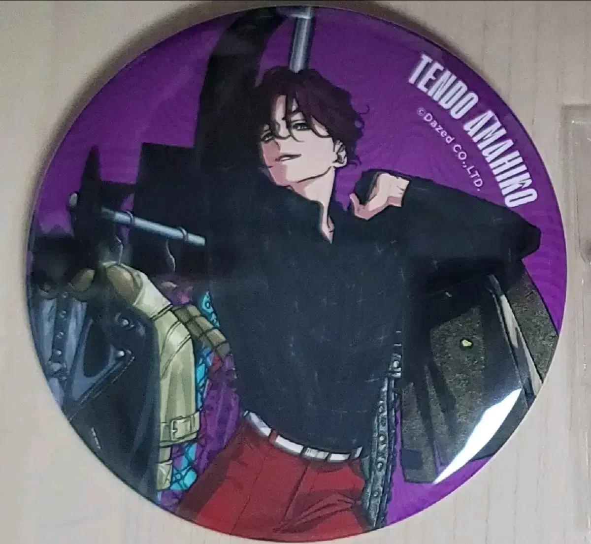 Charisma Ten Tendo Amahiko Can Badge