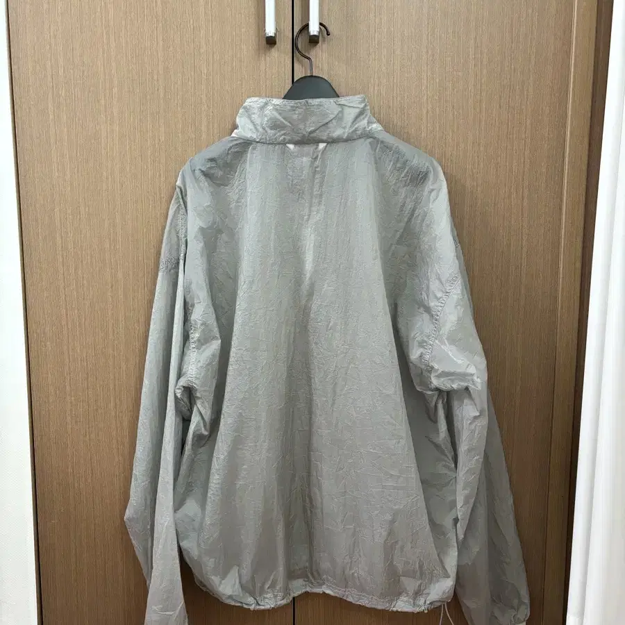 주앙옴므 아노락 washed see through anorak(실버)