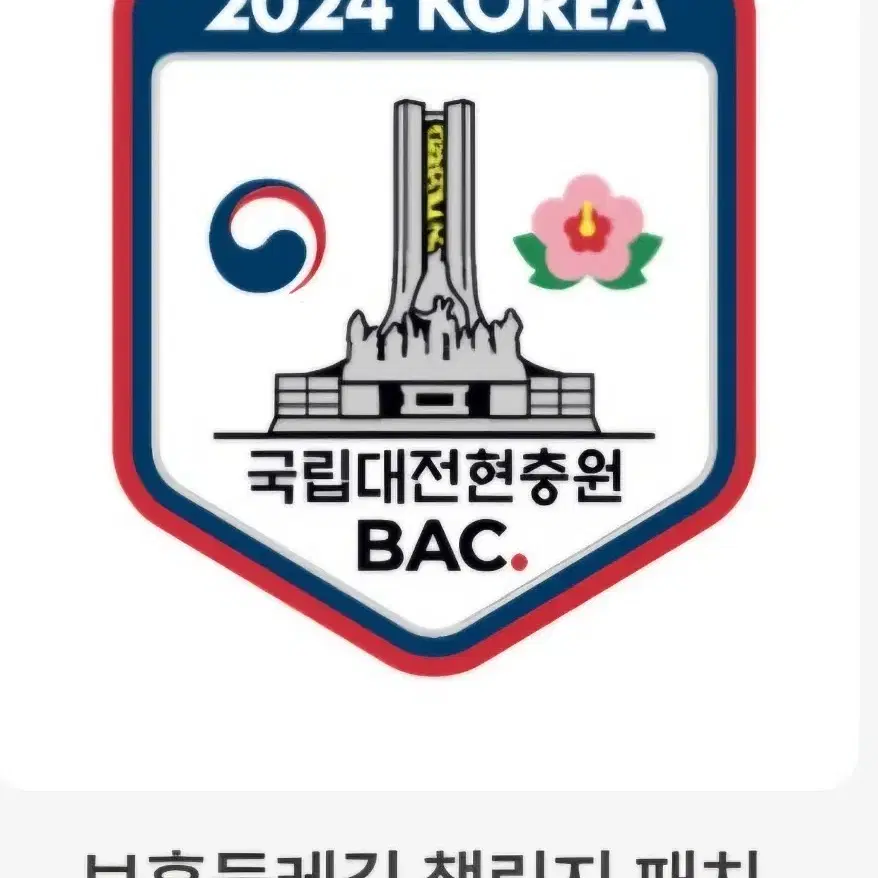 BAC 2024 현충원패치 삽니다.