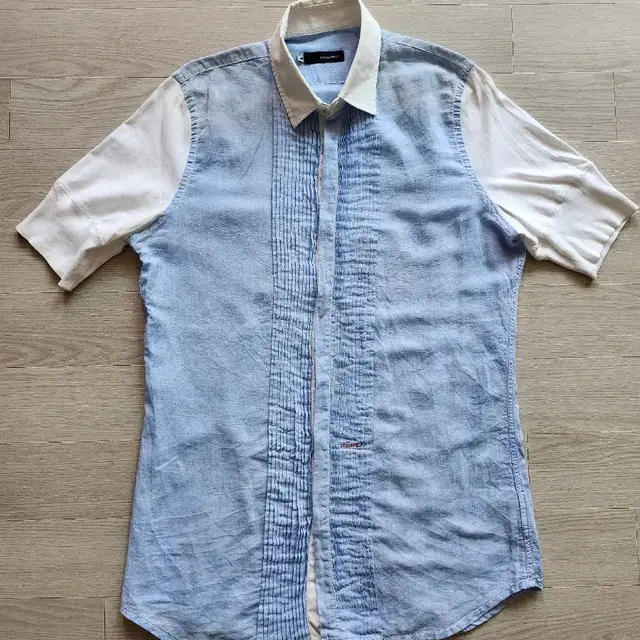 정품 디스퀘어드2 Linen Short sleeve shirts-eu48