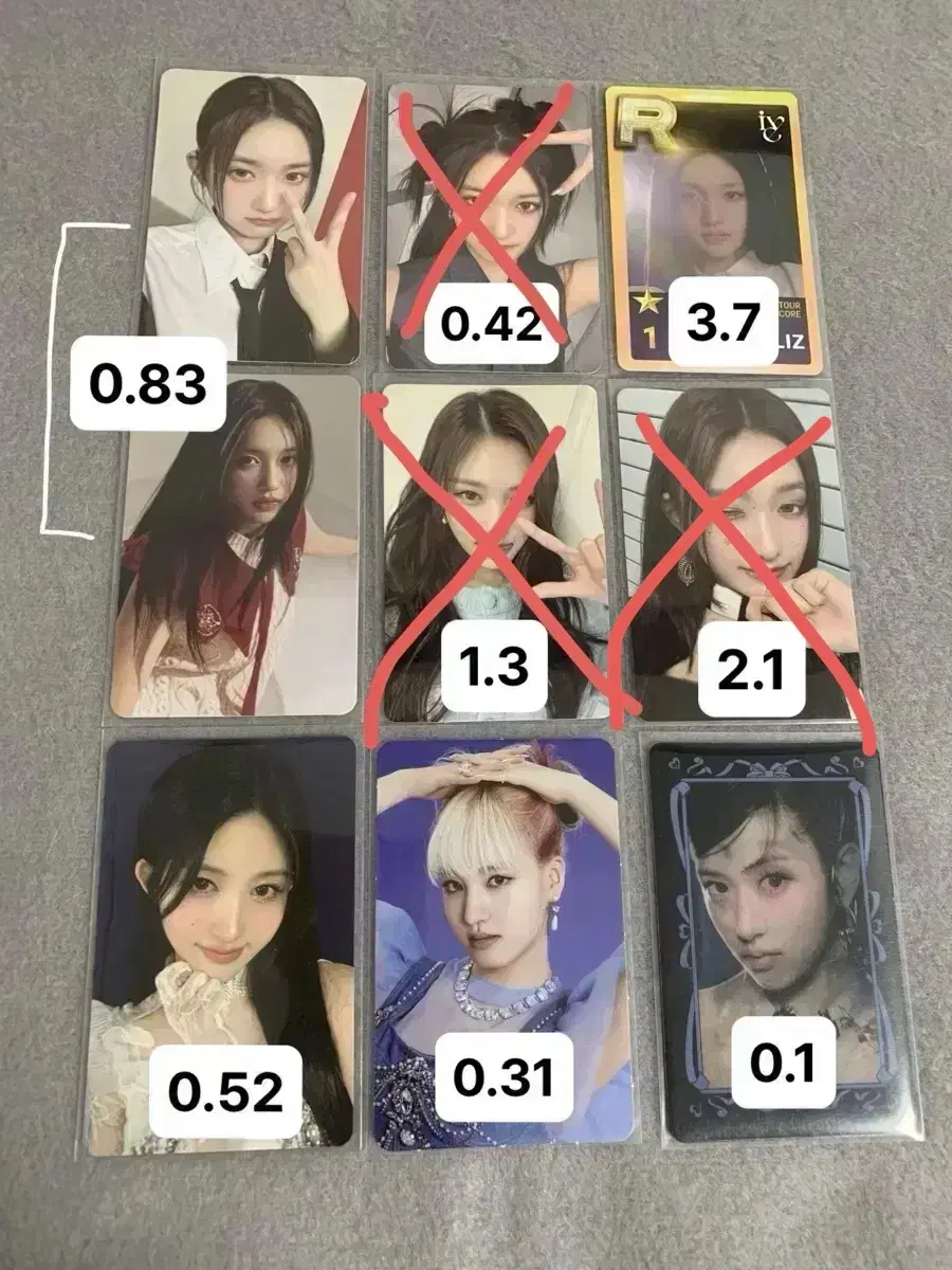 Sources) ive leeseo liz yujin gaeul photocard Sell