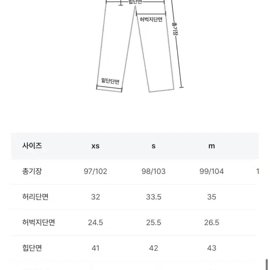 라이크유 흑청 xs 부츠컷 데님