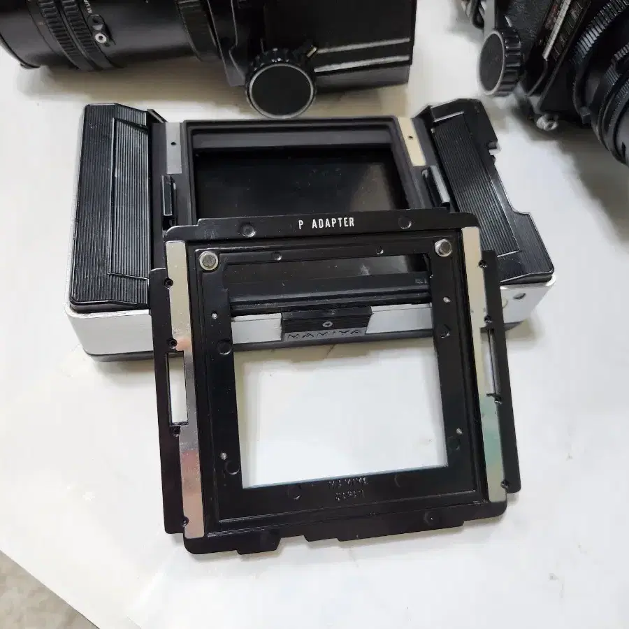 Mamiya RB67 마미야카메라를 위한 포라로이드 백과 P 아답타 세트