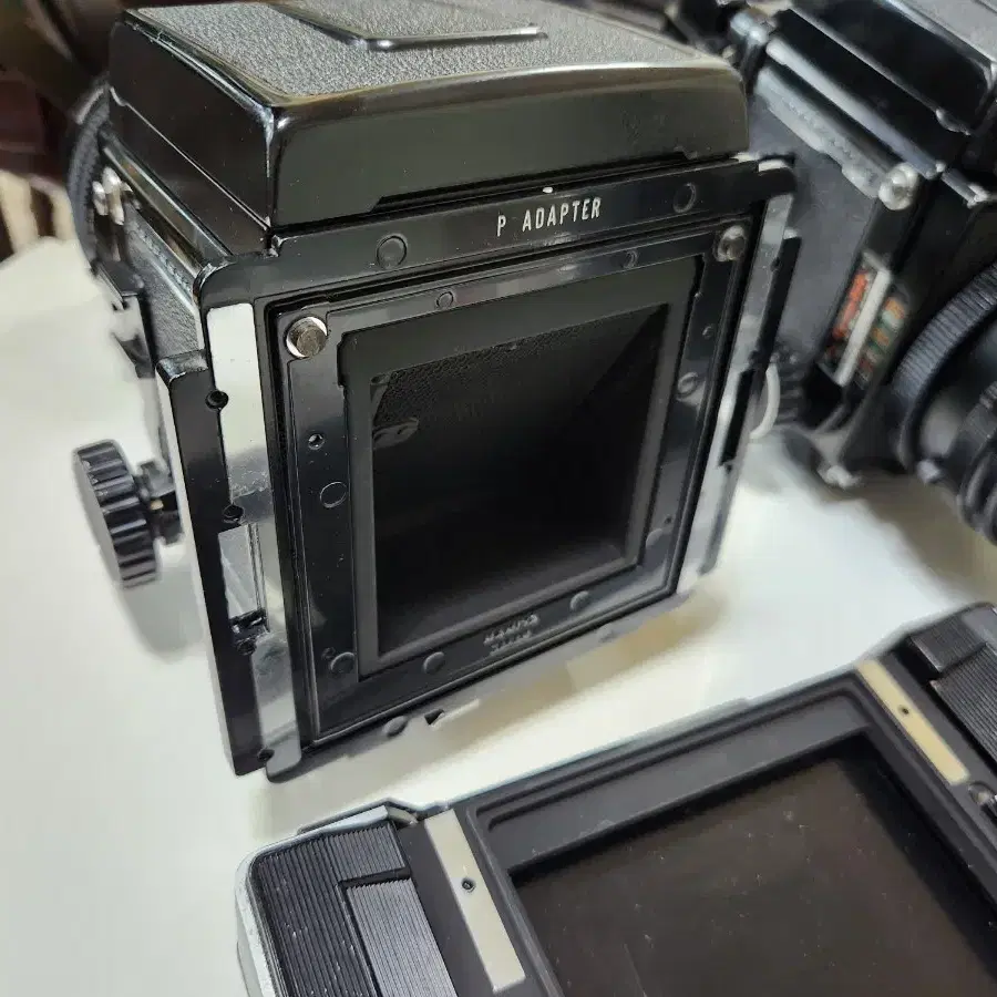 Mamiya RB67 마미야카메라를 위한 포라로이드 백과 P 아답타 세트