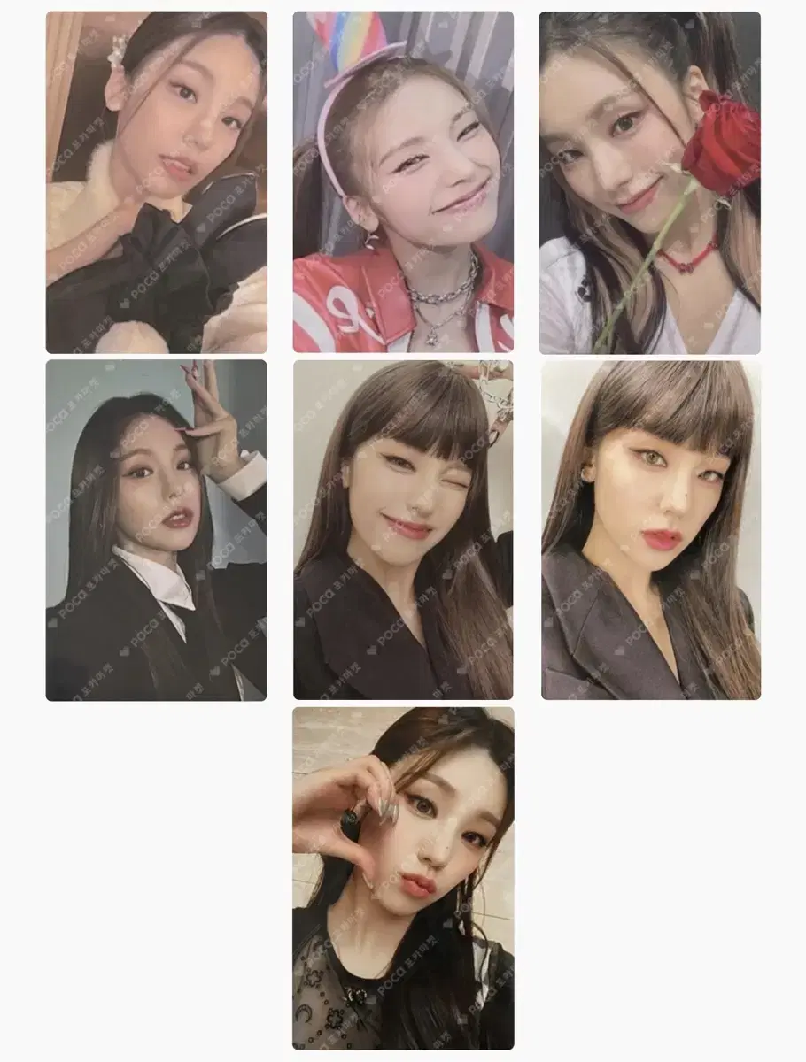 ITZY itzy yeji photocard bulk wts