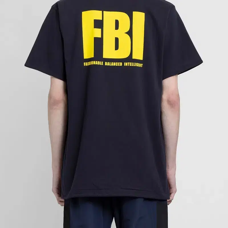 발렌시아가 리버시블 FBI 타이거 프린트 남성 블랙