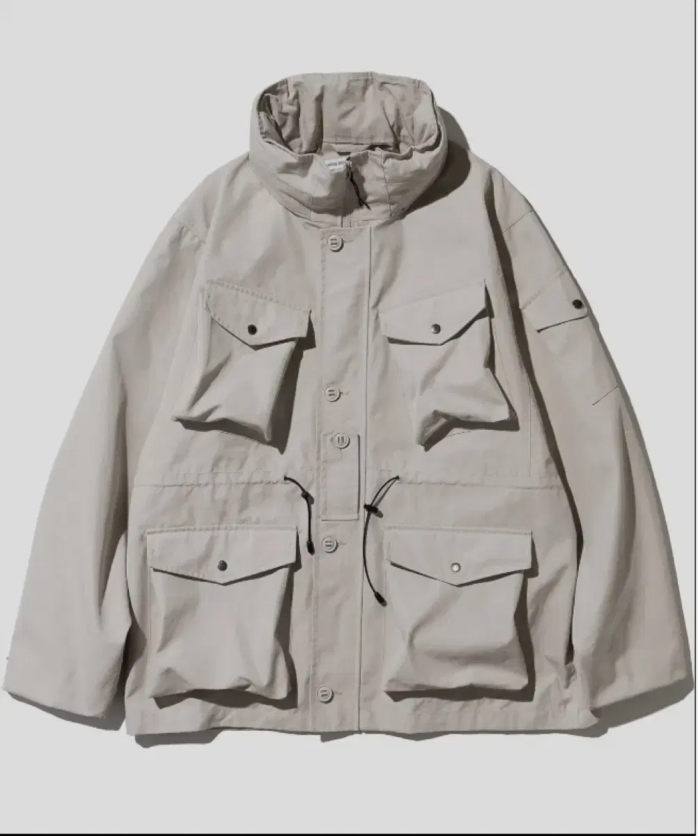 [NEW L] Uniform Bridge Battle Parka Ivory