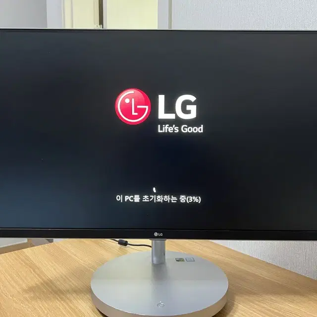 LG 일체형 PC GT 27V790-KA70K GTX1050 올인원 데스