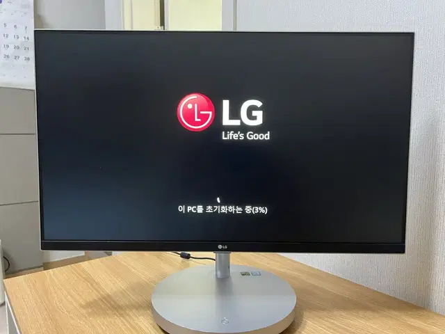 LG 일체형 PC GT 27V790-KA70K GTX1050 올인원 데스