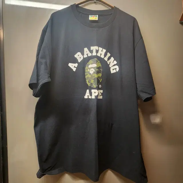 [2XL] 베이프 반팔티 bape  카모페이스 그린