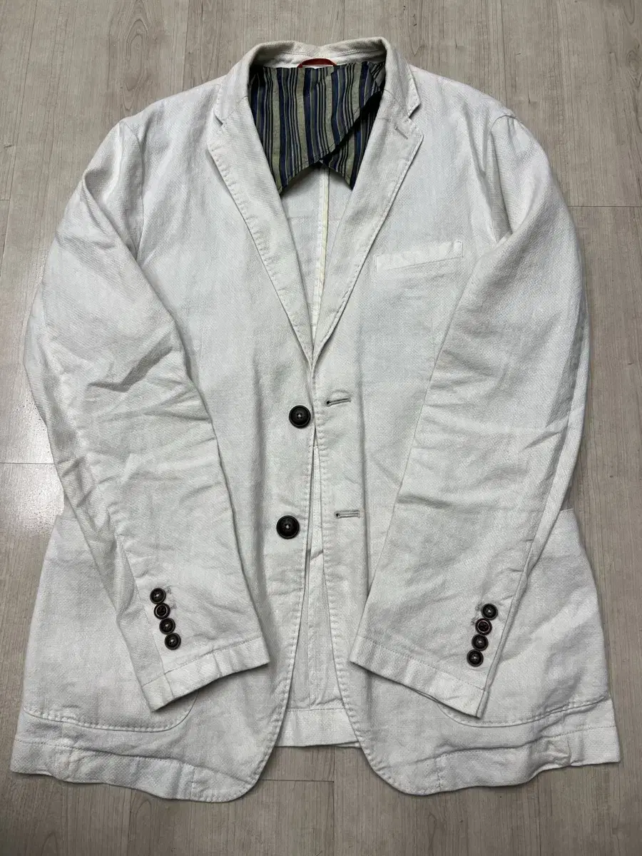 Cotton and linen jacket by henry, size 50