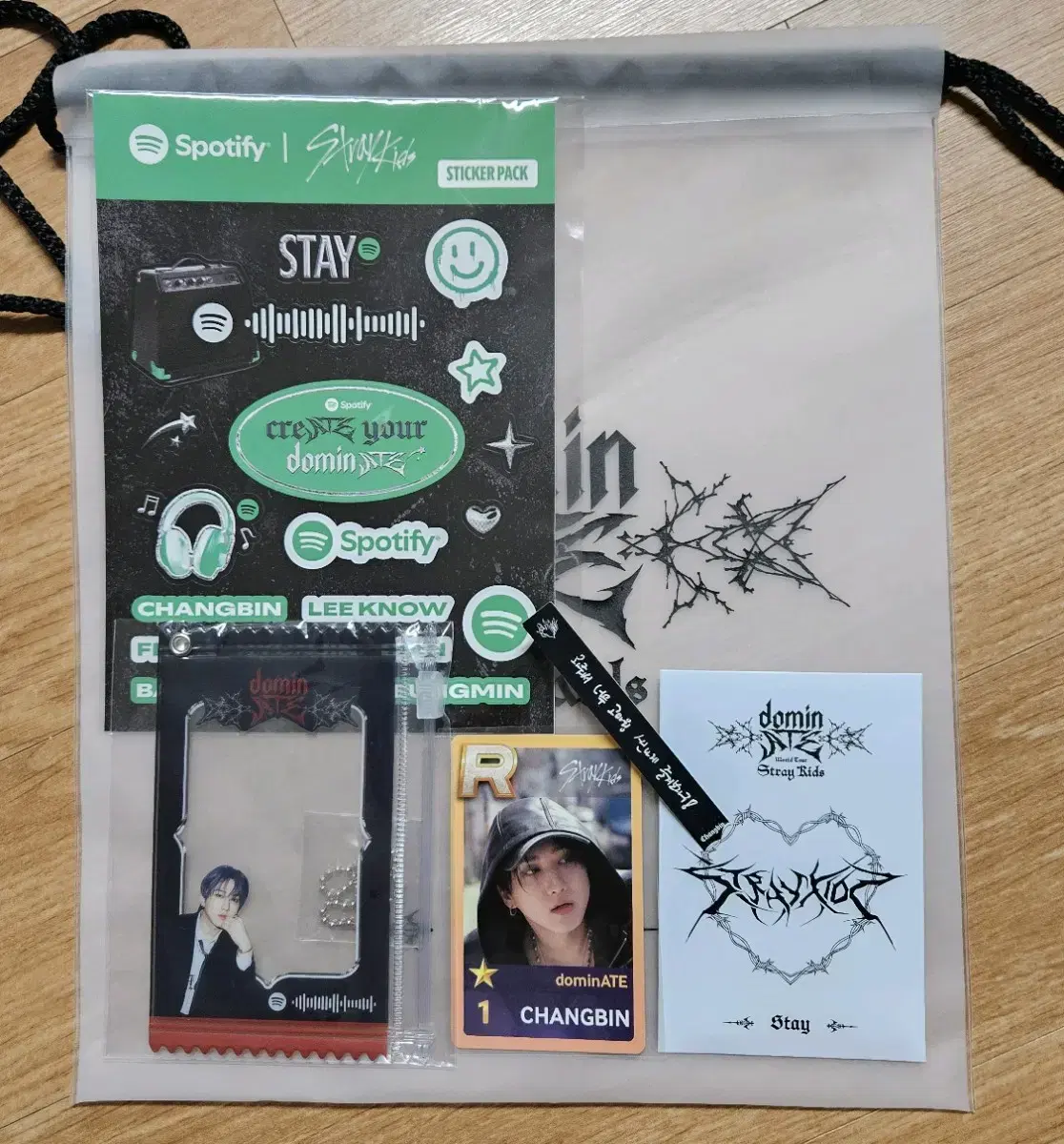 Straykids Concert Stayzone photocard 8/31,Shuseze,Spotify Changbin