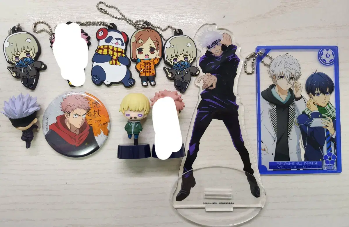 Zuu Spin Gajitime Angsta Gokta Gojo kard acrylic keyring Figure Feeding