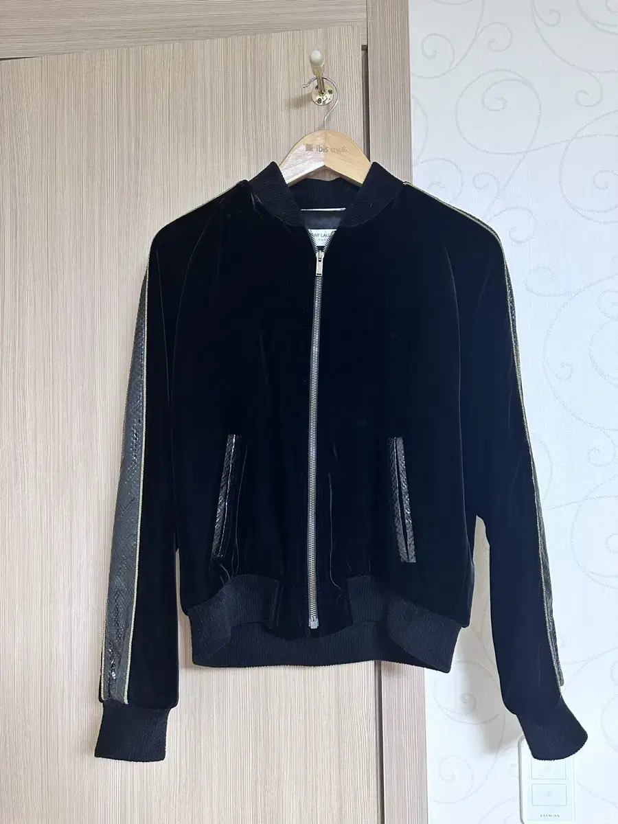 Saint Laurent Fei tonal teddy jacket size 46